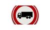  Verkeersbord RVV - C07 Gesloten voor vrachtauto's vracht auto verboden geen breed